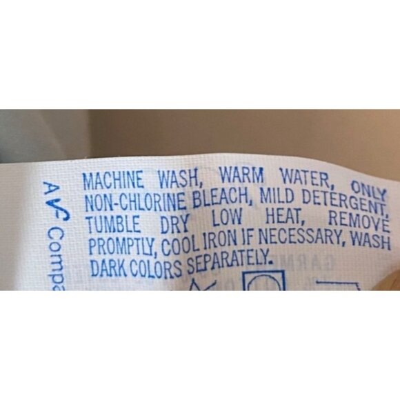 Vanity Fair Blue Long Sleeve Nightgown Lace Trim Floral Details Large - Picture 6 of 10